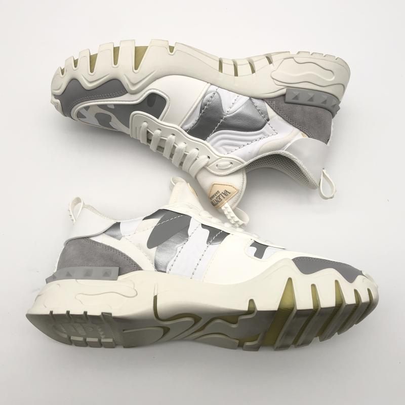 中古】VALENTINO GARAVANI カモフラージュ ロックランナーシューズ 40