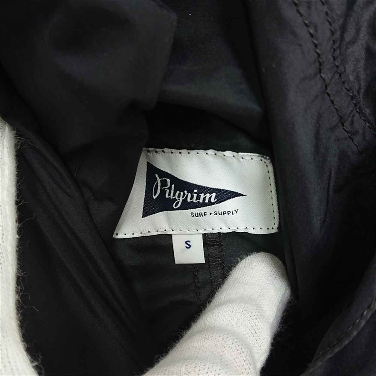 ◇ Θ ピルグリム Pilgrim Surf+Supply ナイロンパーカー ブラック系 S 