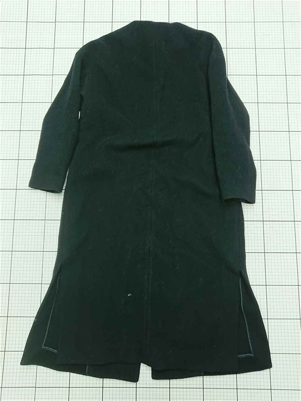 ◇ ⊇ エレンディーク ELENDEEK ウール混ロングコート ブラック系