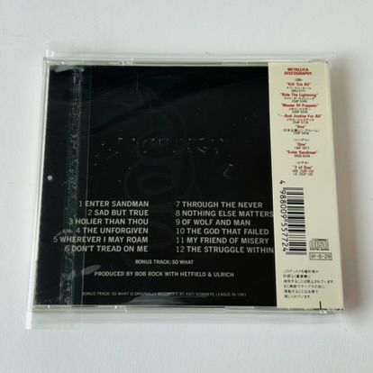 帯付] メタリカ METALLICA (国内盤) 1991年盤/SRCS-5577 (T26) [Y1