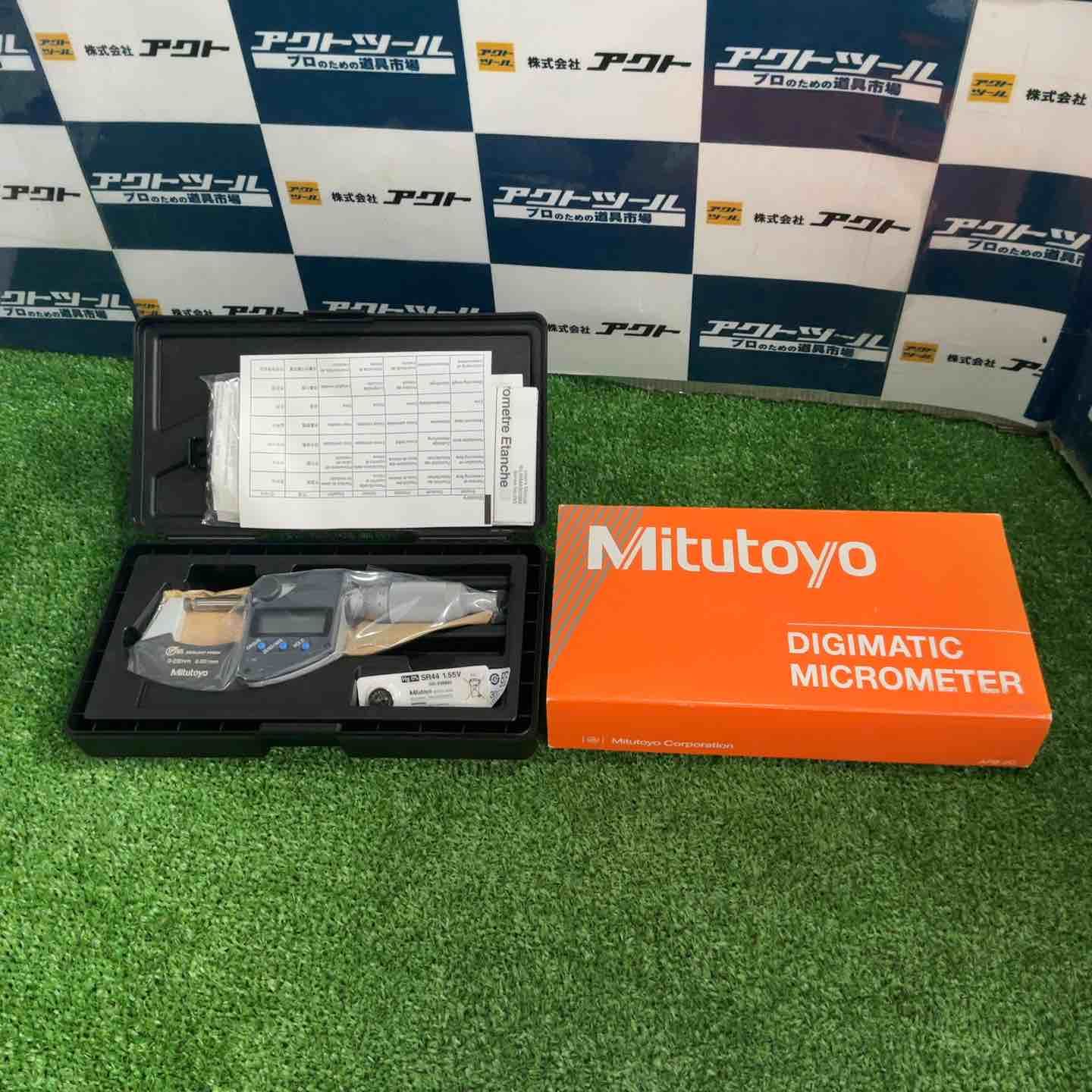 ミツトヨ mitsutoyo クーラントプルーフマイクロメータ MDC 25 PXT