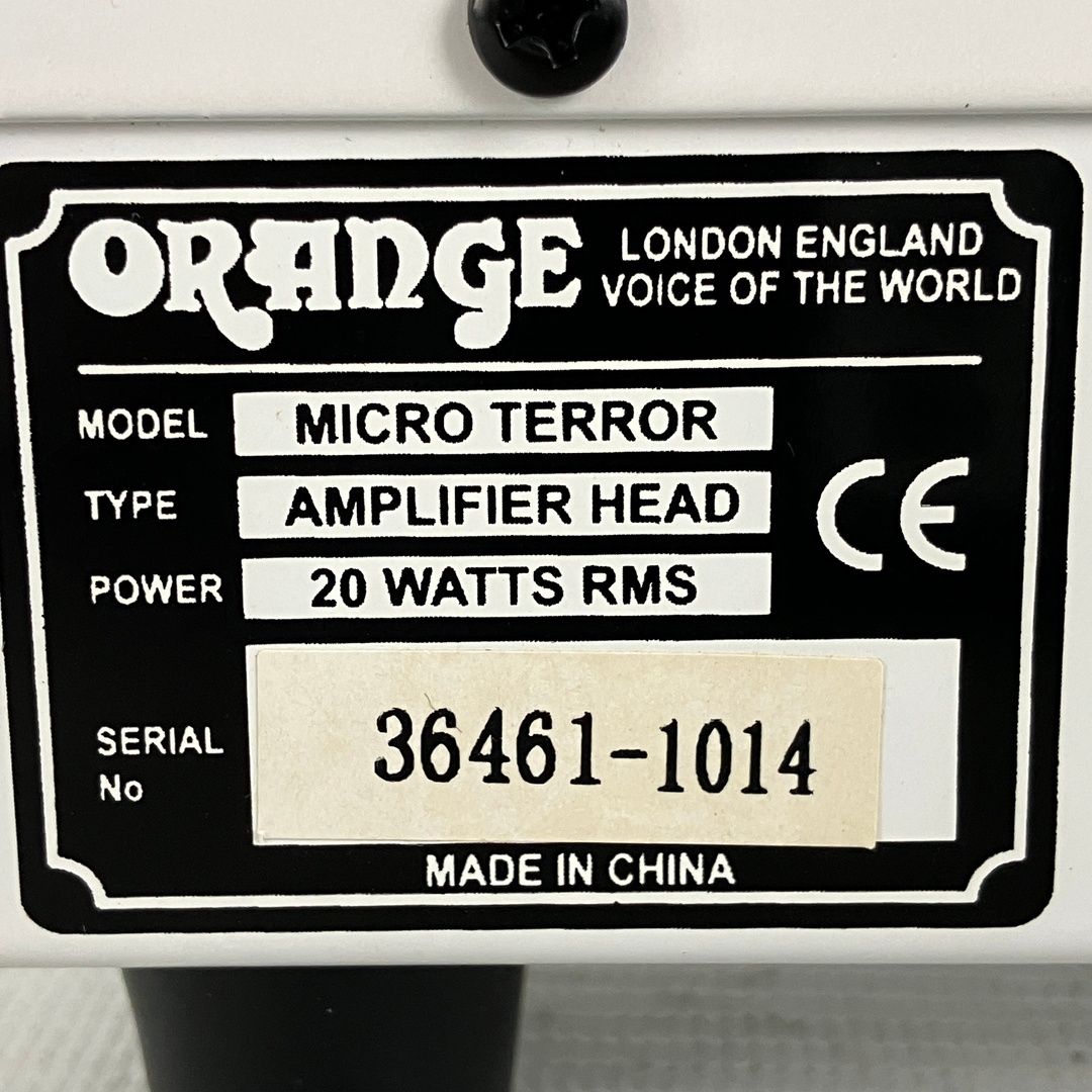 ORANGE MICRO TERROR アンプヘッド ギターアンプ 音響機材