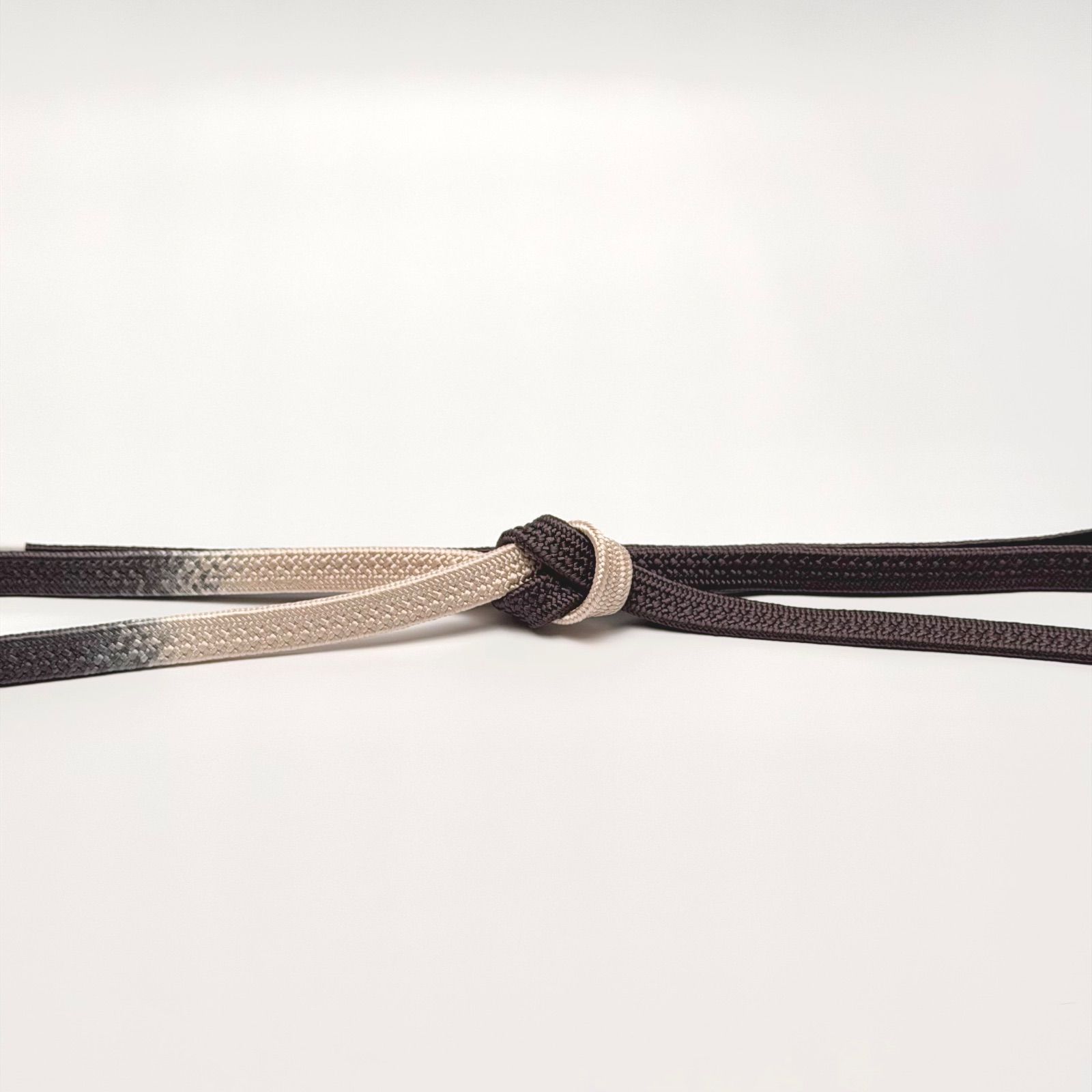 帯締め 中村正 角朝組 片綾ぼかし 江戸組紐 手組み 0353