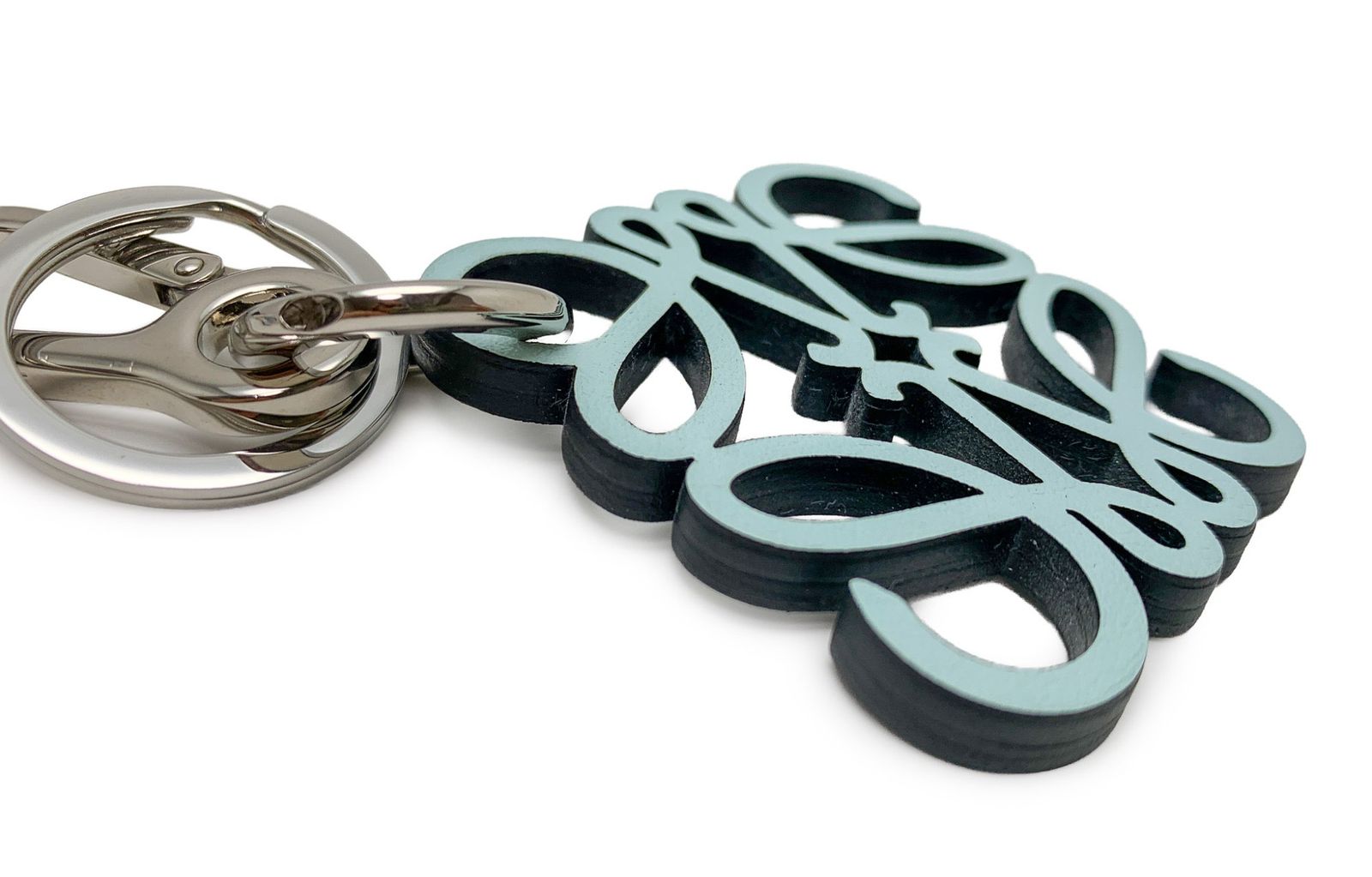 Loewe ロエベ　アナグラム　チャーム　キーホルダー　ブルー LOEWE（ロエベ） LOEWE Angram キーチャーム チャーム ブルー