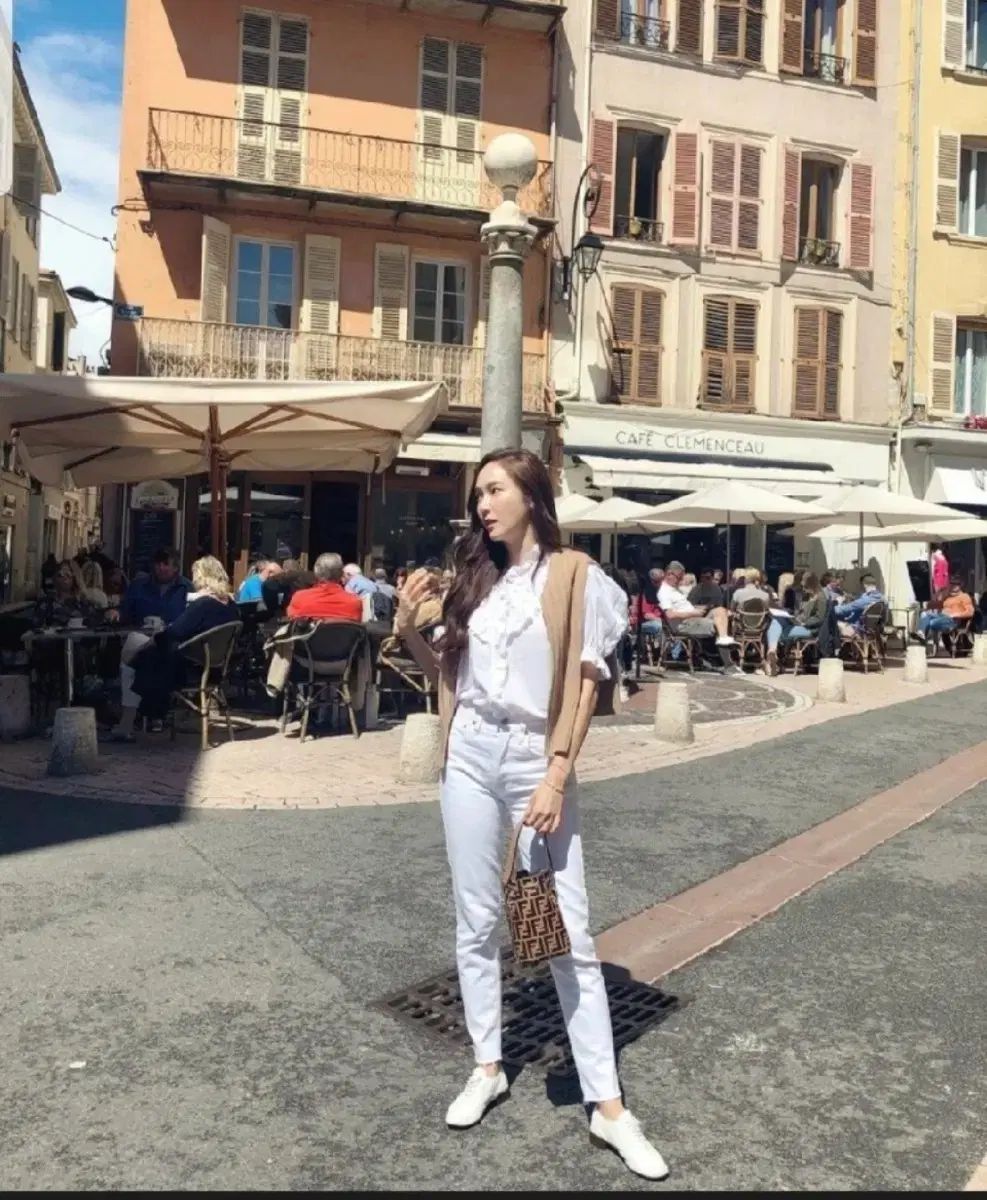 re done リーダン 白 デニム パンツ