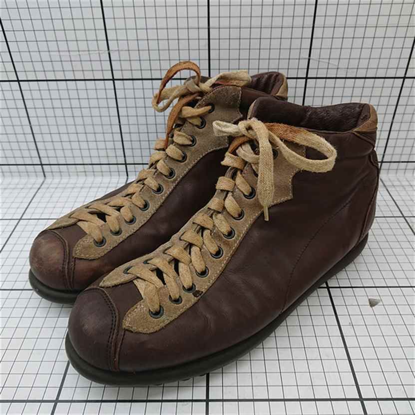 ◇ Θ カンペール Camper ブラウン系 レザースニーカー メンズ E