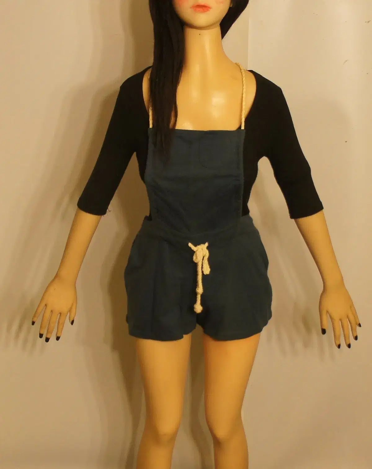 2246 サスペンダーハーフパンツ ミニスカート プリーツスカート チェック柄スカート ヴィンテージスカート