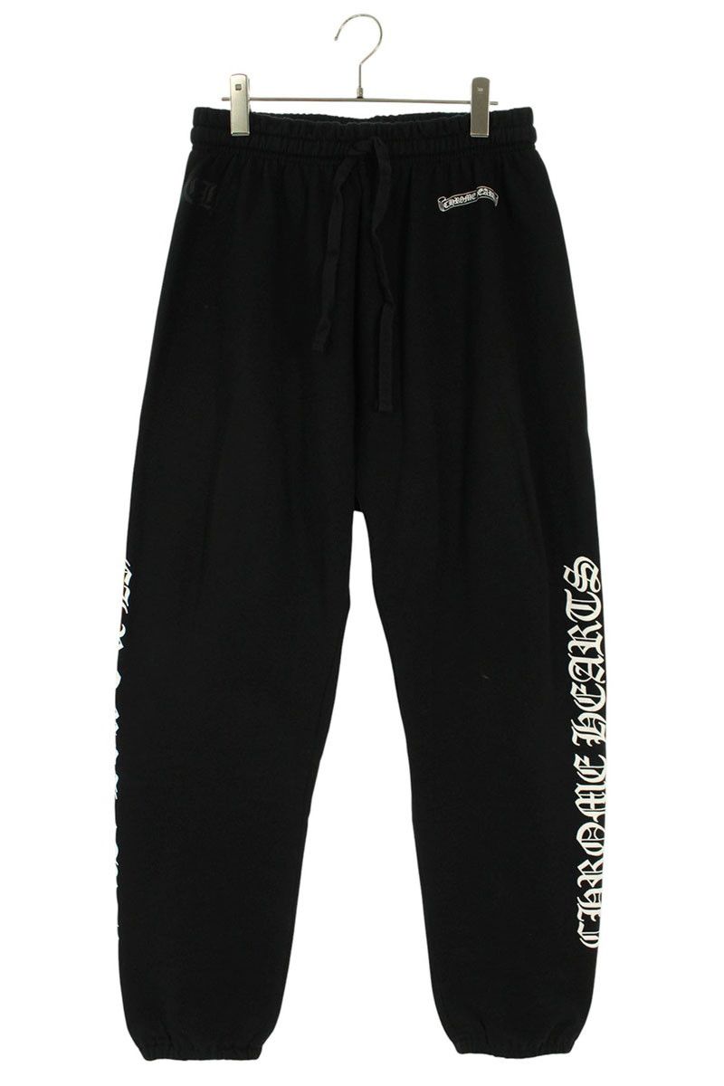 クロムハーツ SWEAT PANTS サイドロゴプリントスウェットロングパンツ