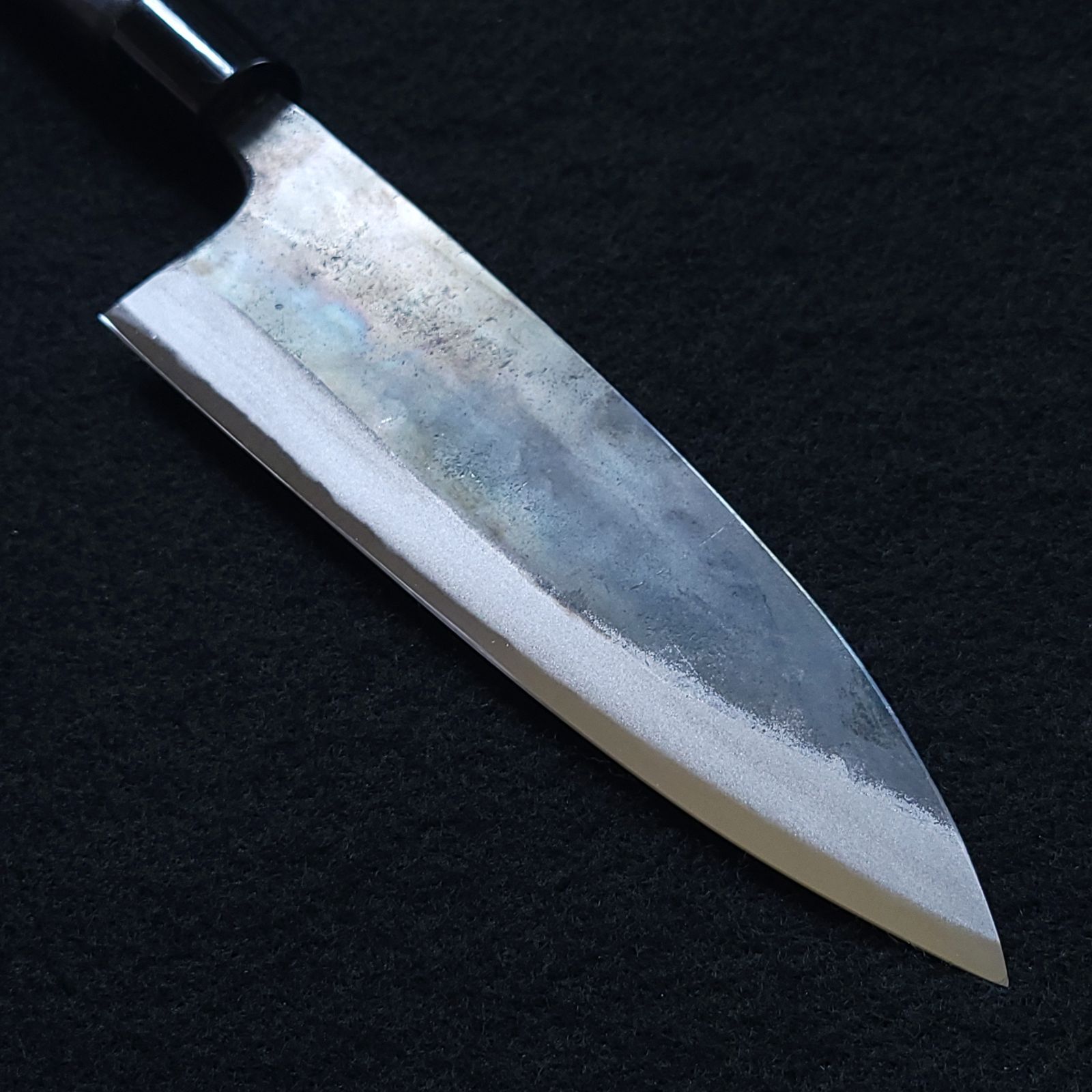 白紙1号 黒打 万能包丁 180㎜ #1327 焼柄 月光作 - メルカリ