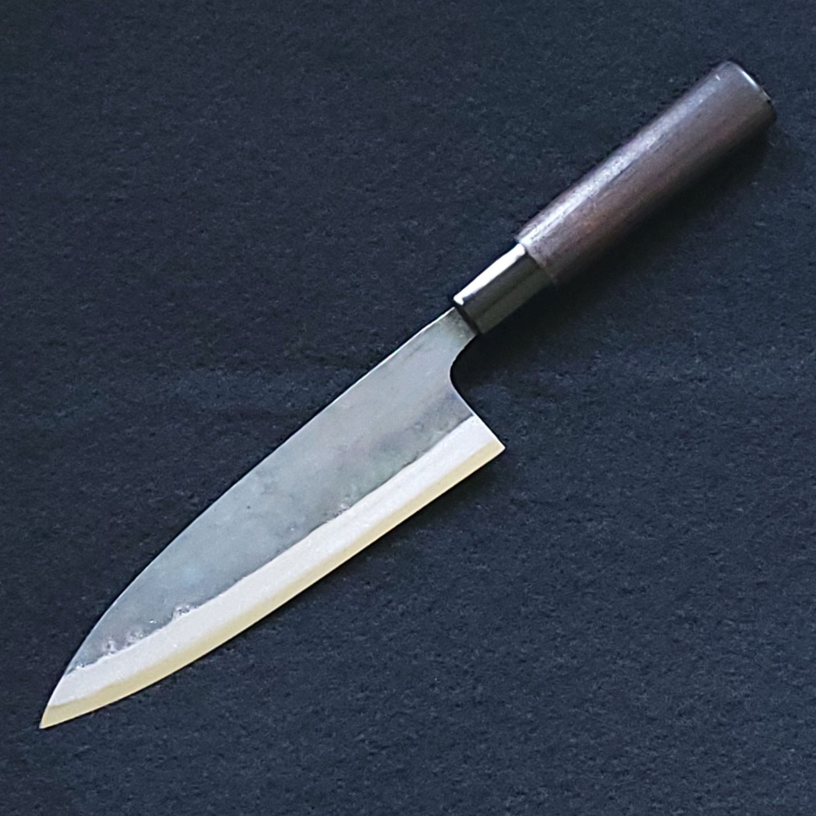 白紙1号 黒打 万能包丁 180㎜ #1327 焼柄 月光作 - メルカリ