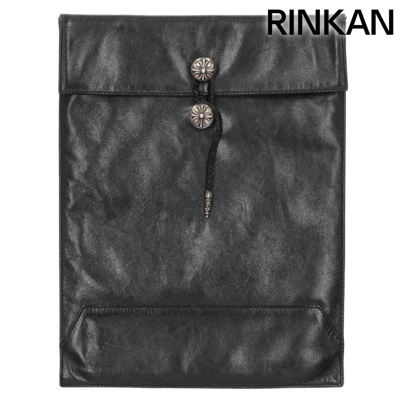 クロムハーツ クロスボール装飾ドキュメントレザーポーチ メンズ 12 28～1 6 発送 問い合わせ遅延