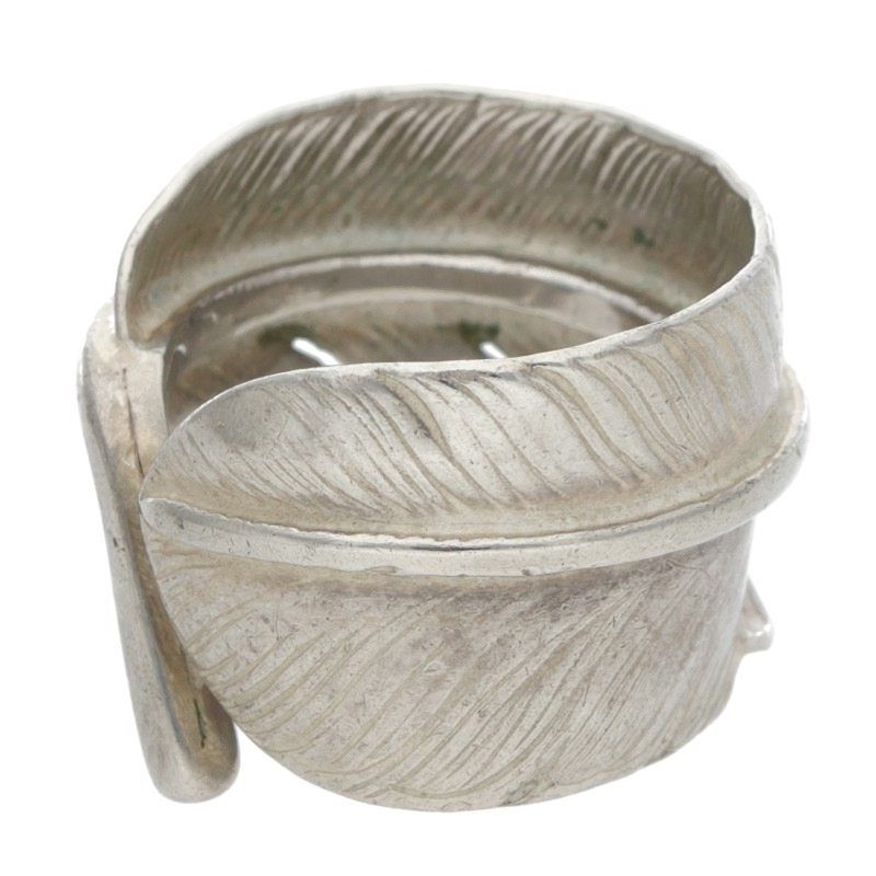 ゴローズ プレーン特大フェザー リング メンズ 11号 12 28～1 6 発送 問い合わせ遅延