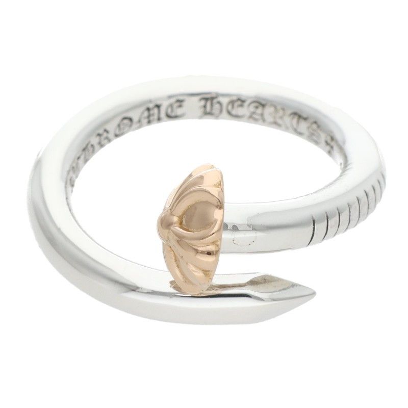 クロムハーツ NAIL CRSBALL W|GLD|ネイルクロスボール シルバー|ゴールドコンビリング メンズ 16号 12|28～1|6 発送 問い合わせ遅延