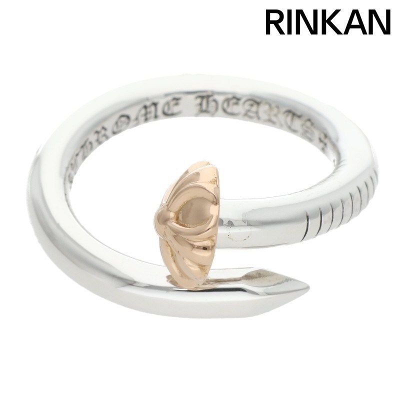 クロムハーツ NAIL CRSBALL W|GLD|ネイルクロスボール シルバー|ゴールドコンビリング メンズ 16号 12|28～1|6 発送 問い合わせ遅延