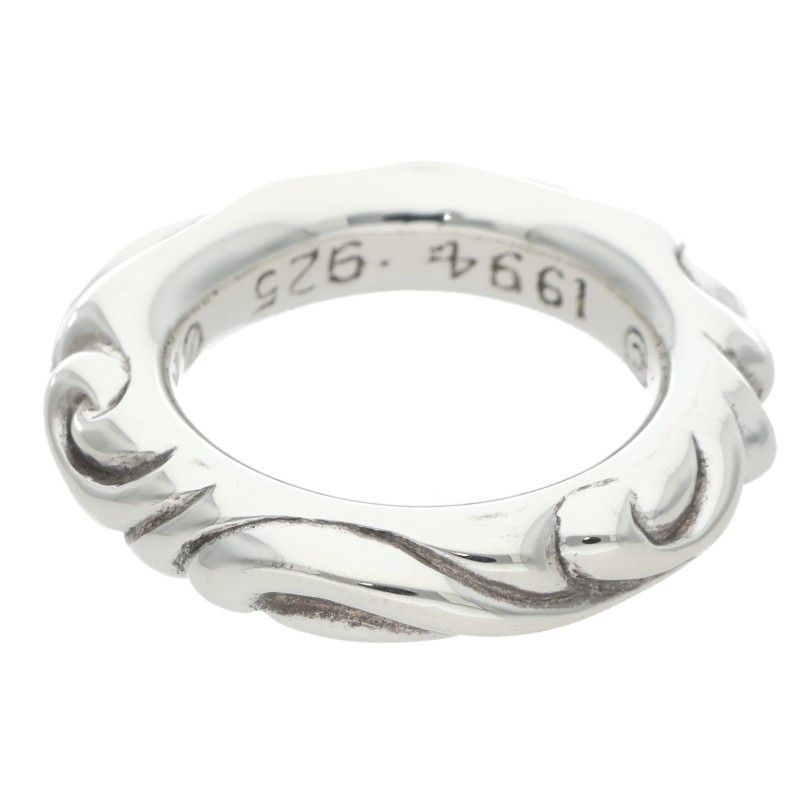  クロムハーツ SCRL BAND スクロールバンド シルバーリング メンズ 9号 12 28～1 6 発送 問い合わせ遅延 リング 指輪 アクセサリー