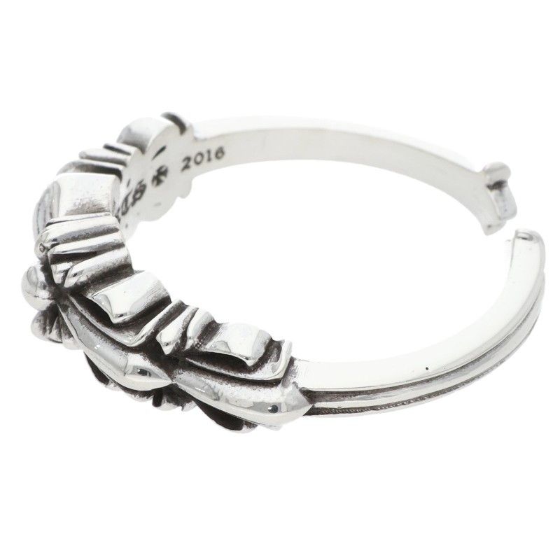  クロムハーツ BABY CLSC ベイビークラシックダブルフローラル シルバーリング メンズ 17 5号 12 28～1 6 発送 問い合わせ遅延 リング 指輪 アクセサリー