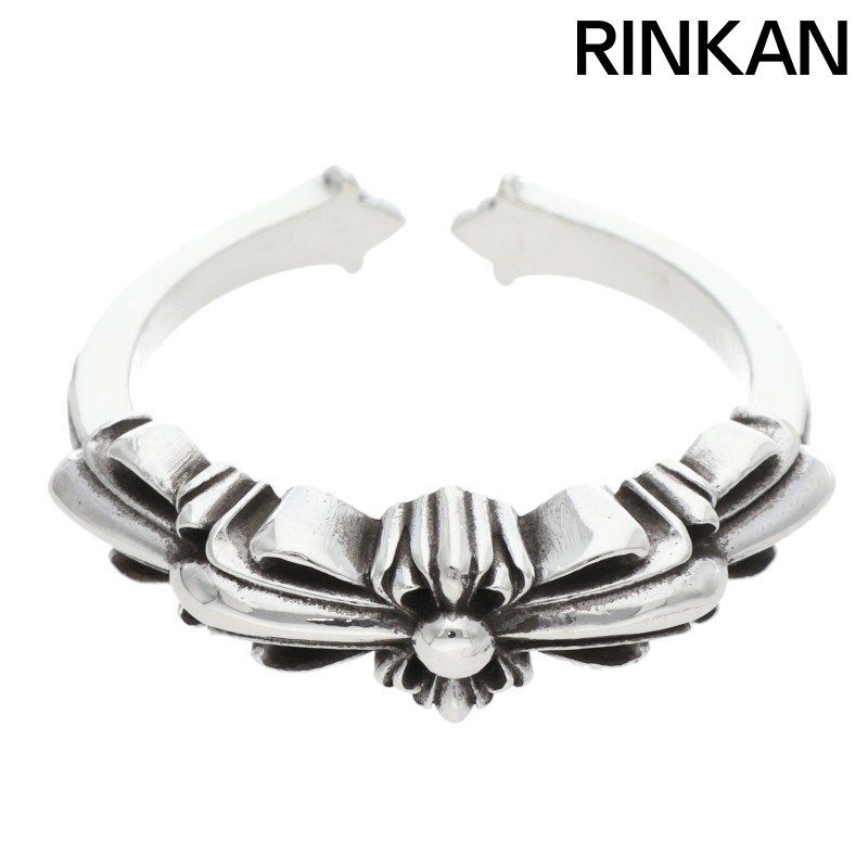 クロムハーツ BABY CLSC ベイビークラシックダブルフローラル シルバーリング メンズ 17 5号 12 28～1 6 発送 問い合わせ遅延