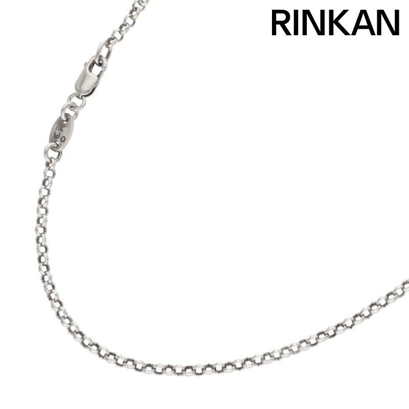 クロムハーツ R 20 ロールチェーン20 inch シルバーネックレス メンズ 12 28～1 6 発送 問い合わせ遅延