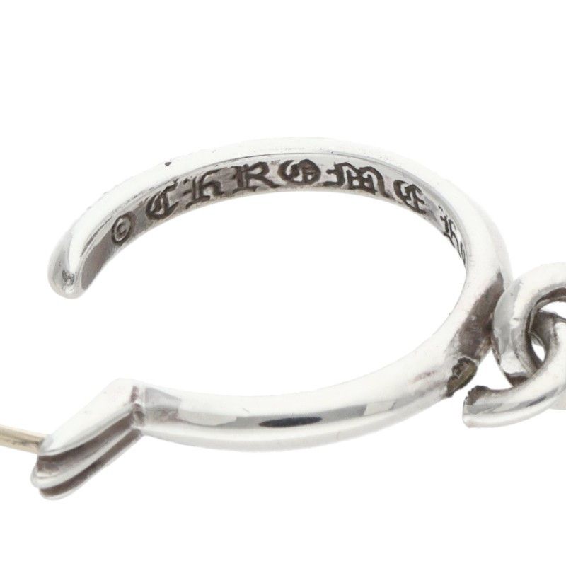 クロムハーツ TINY CH CROSSタイニーCHクロスフープ シルバーピアス クロムハーツタイニーCHクロスフープイヤリング(ピアス)|クロムハーツ