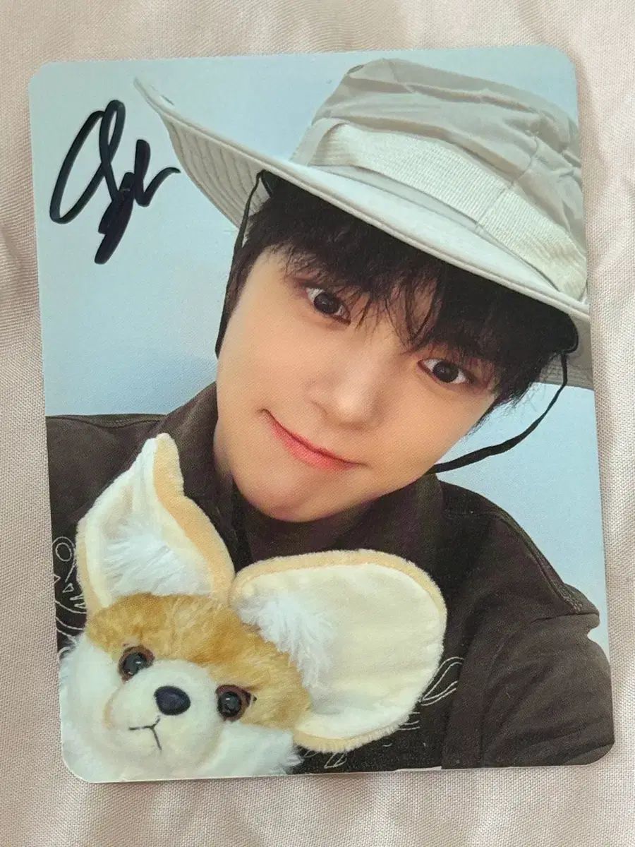 MONSTA X モンスタエックス モネク ミニョク MINHYUK サイン入りトレカ