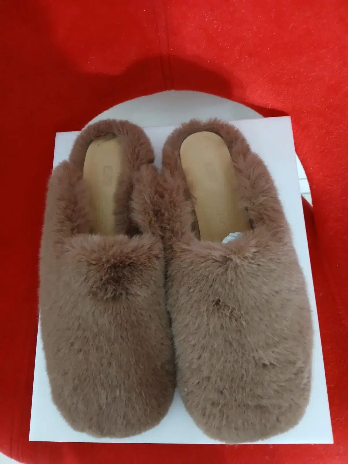 ♥級 ヴァネッサ ブリューノ ファー ミュール 38