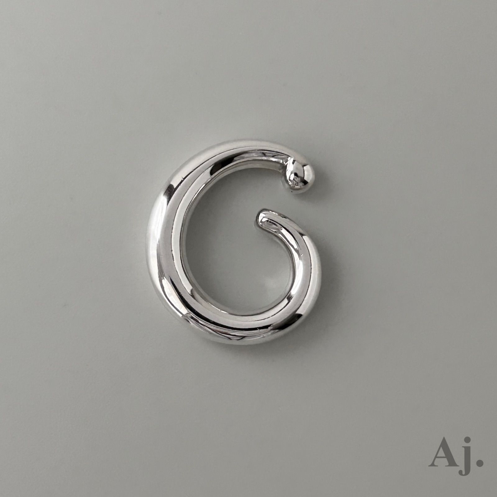 使用感有 ジョージジェンセン シングル イヤーカフ A 29 B 片耳 AG 925 Georg Jensen