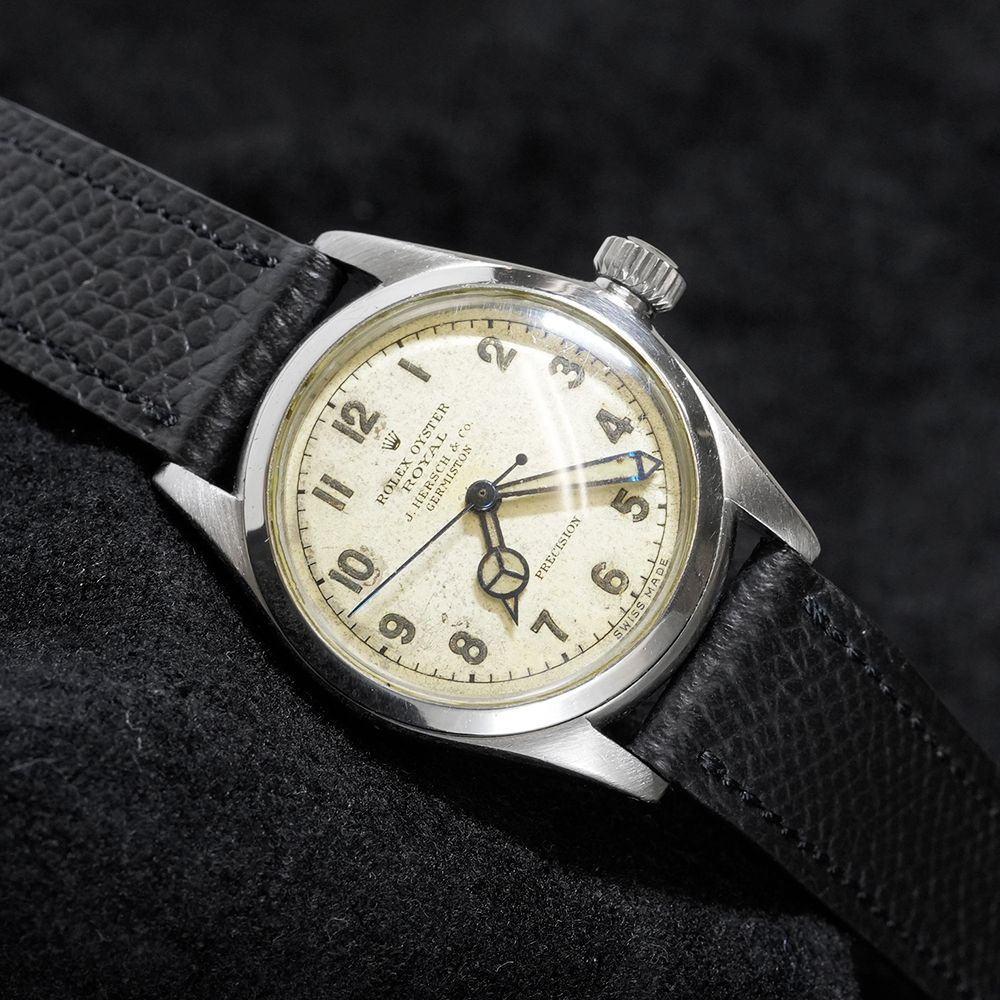 ROLEX ロイヤル HERSCH＆CO Wネーム 1941年頃 Ref 3121 アンティーク品 メンズ 腕時計