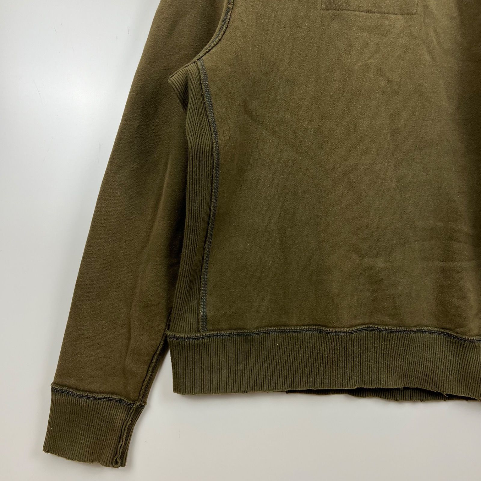 ABERCROMBIE&FITCH 00s y2k archive grunge half zip sweatshirts L