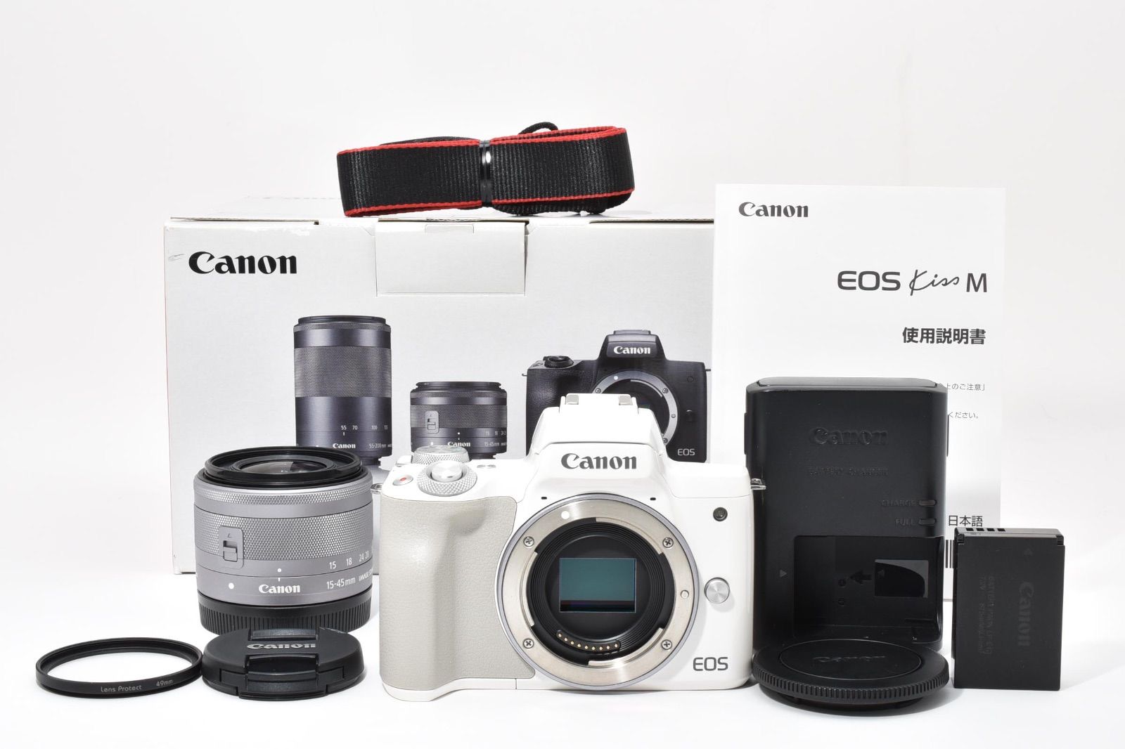 新品級】キヤノン Canon EOS Kiss M EF-M 15-45mm IS STM - メルカリ