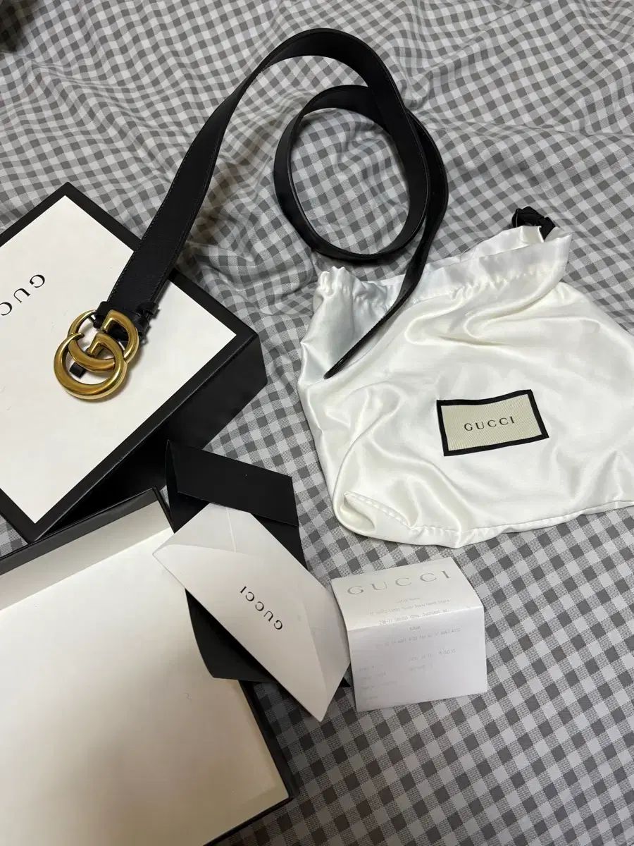 グッチ マーモント GG ゴールド ベルト フルセット 90 36