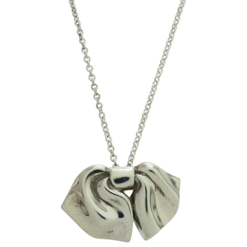 Tiffany ボウ　リボン　ネックレス　シルバー925 ティファニー ヴィンテージ ボウ リボン シルバー925 シルバー