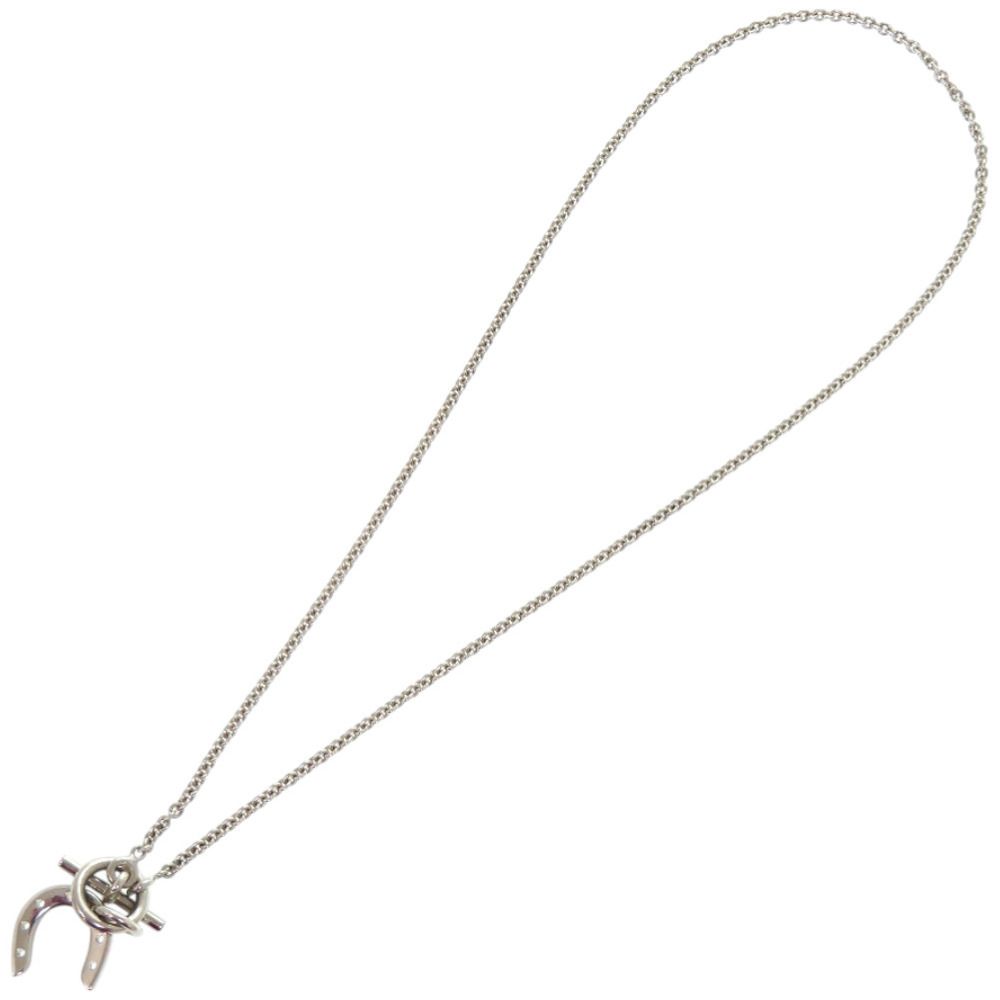 美品 エルメス アミュレット エスケトル ホースシュー シルバー925