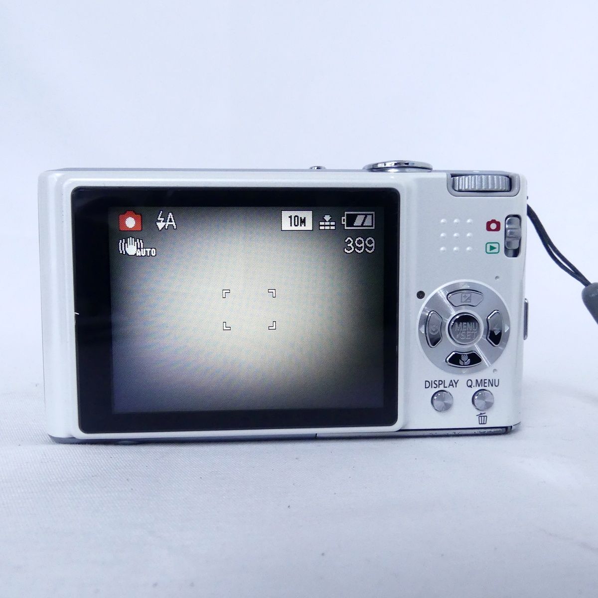 稼働品 Panasonic パナソニック LUMIX デジタルカメラ カメラ 白 Panasonic パナソニック LUMIX DMC-FX37 ホワイト デジタルカメラ