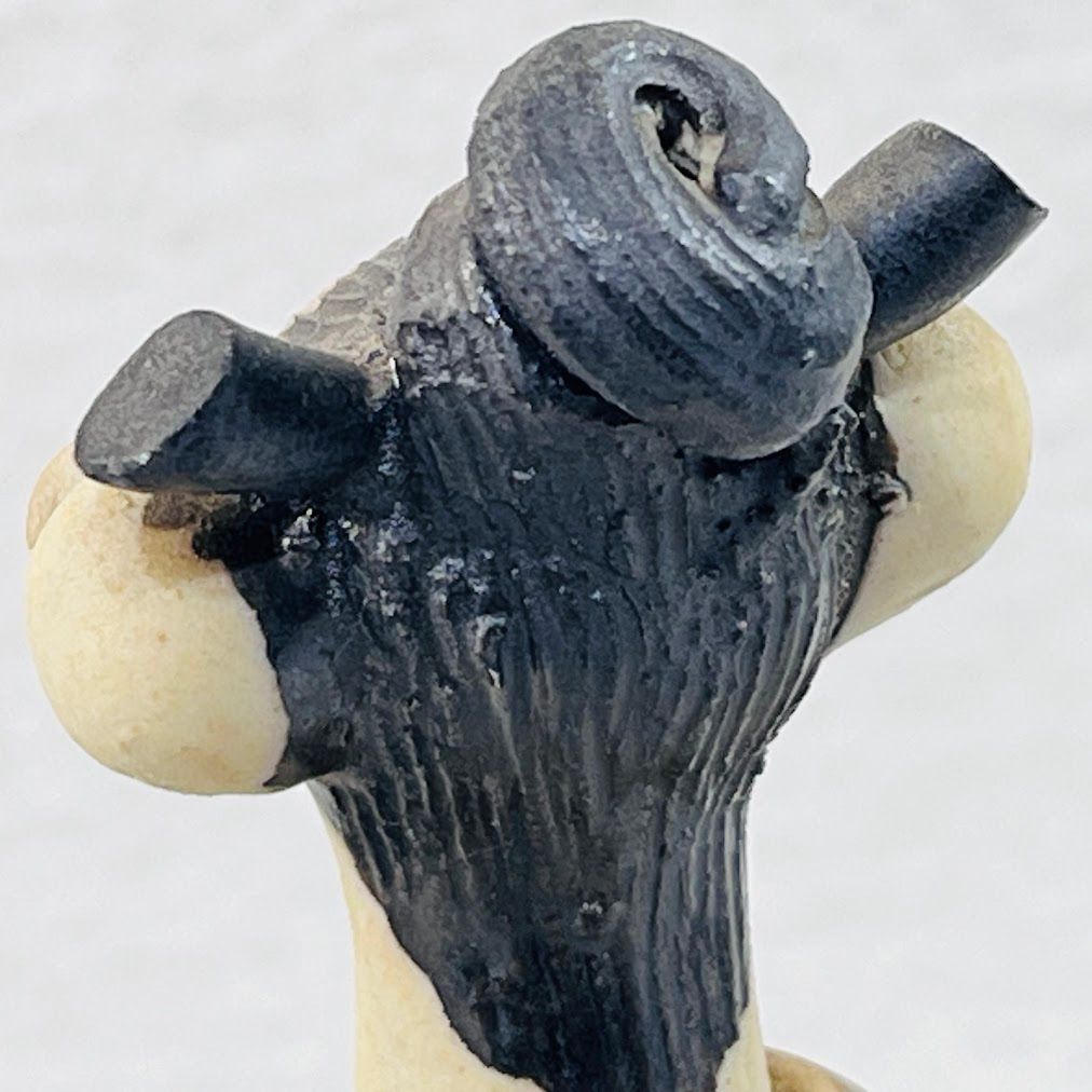 砥部焼青芳人形背の高い念ずれば花開く高29センチ