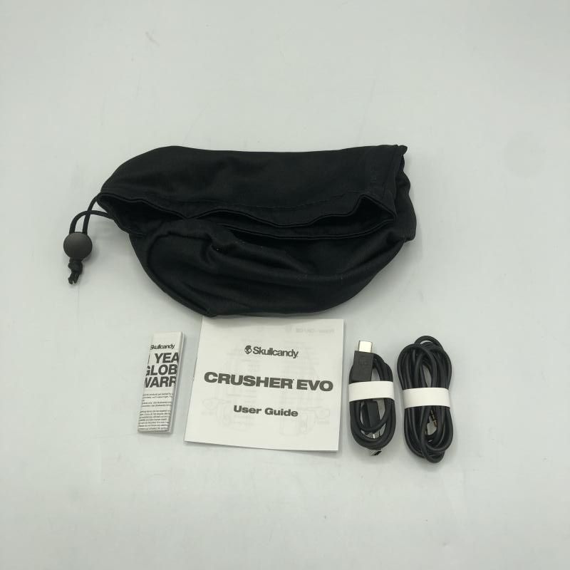  Skullcandy Crusher Evo ブラック ワイヤレスヘッドホン 10 ワイヤレスヘッドホン ヘッドホン