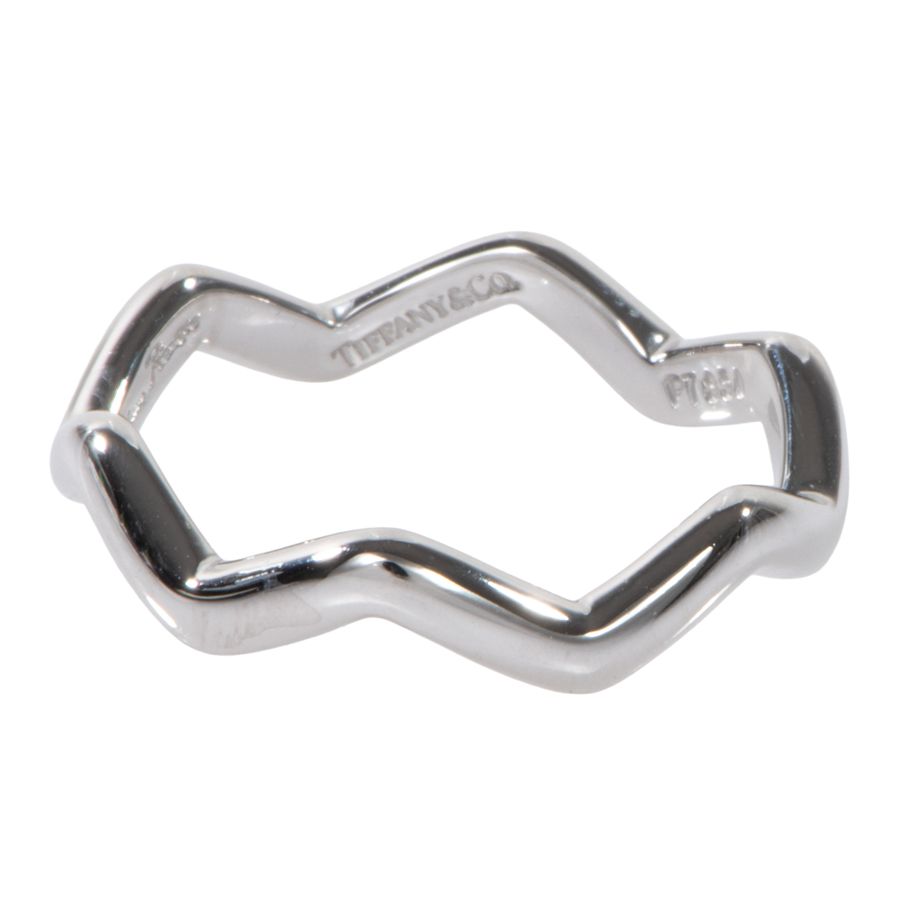 値下げTiffany & Co. PT950 ジグザグリング15号 値下げTiffany & Co. PT950 ジグザグリング15号 値下げTiffany & Co