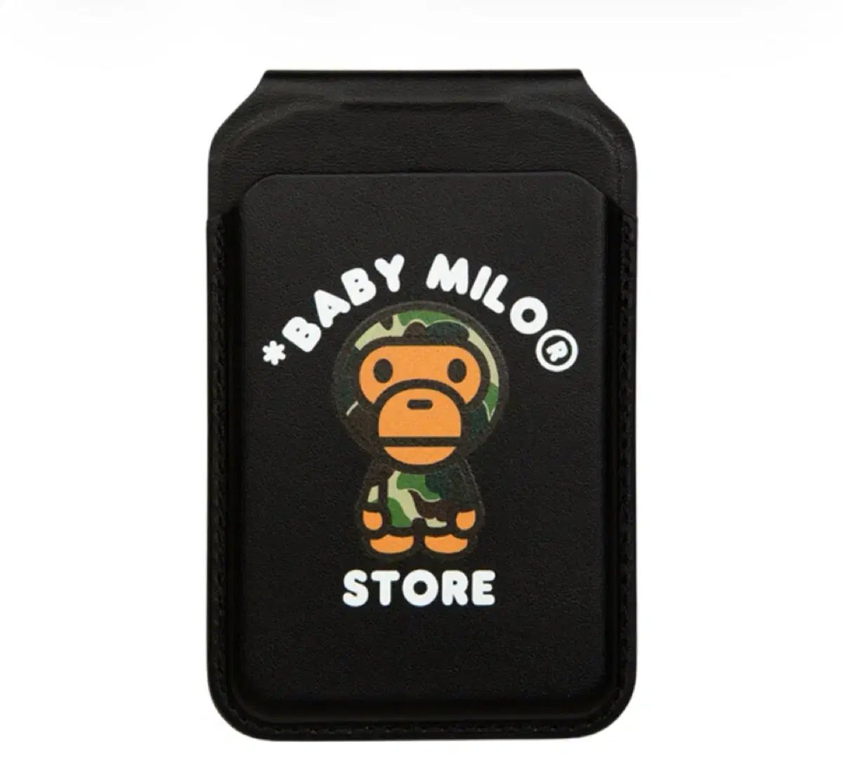 A BATHING APE アベイシングエイプ ベイビー マイロ カードウォレット ブラック