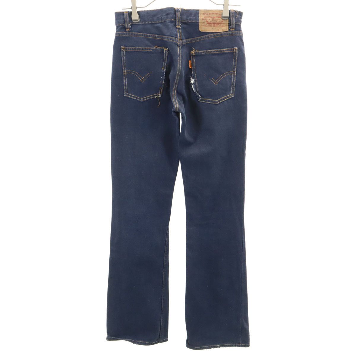 Levi s リーバイス 70 ビックE オレンジタブ フ デニムパンツ ネイビー系 ジーンズ レディース 古着