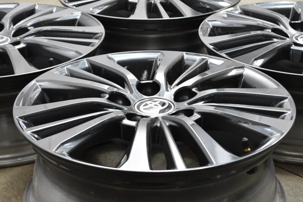 新車外し トヨタ 90 ヴォクシー S-Gグレード 16 in 6 J 40 PCD 114.3 ノア エスクァイア SAI アイシス エスティマ プリウスα 4本