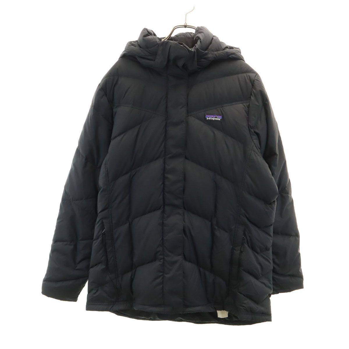 patagonia パタゴニア ダウンジャケット XL ブラック アウトドア レディース 古着
