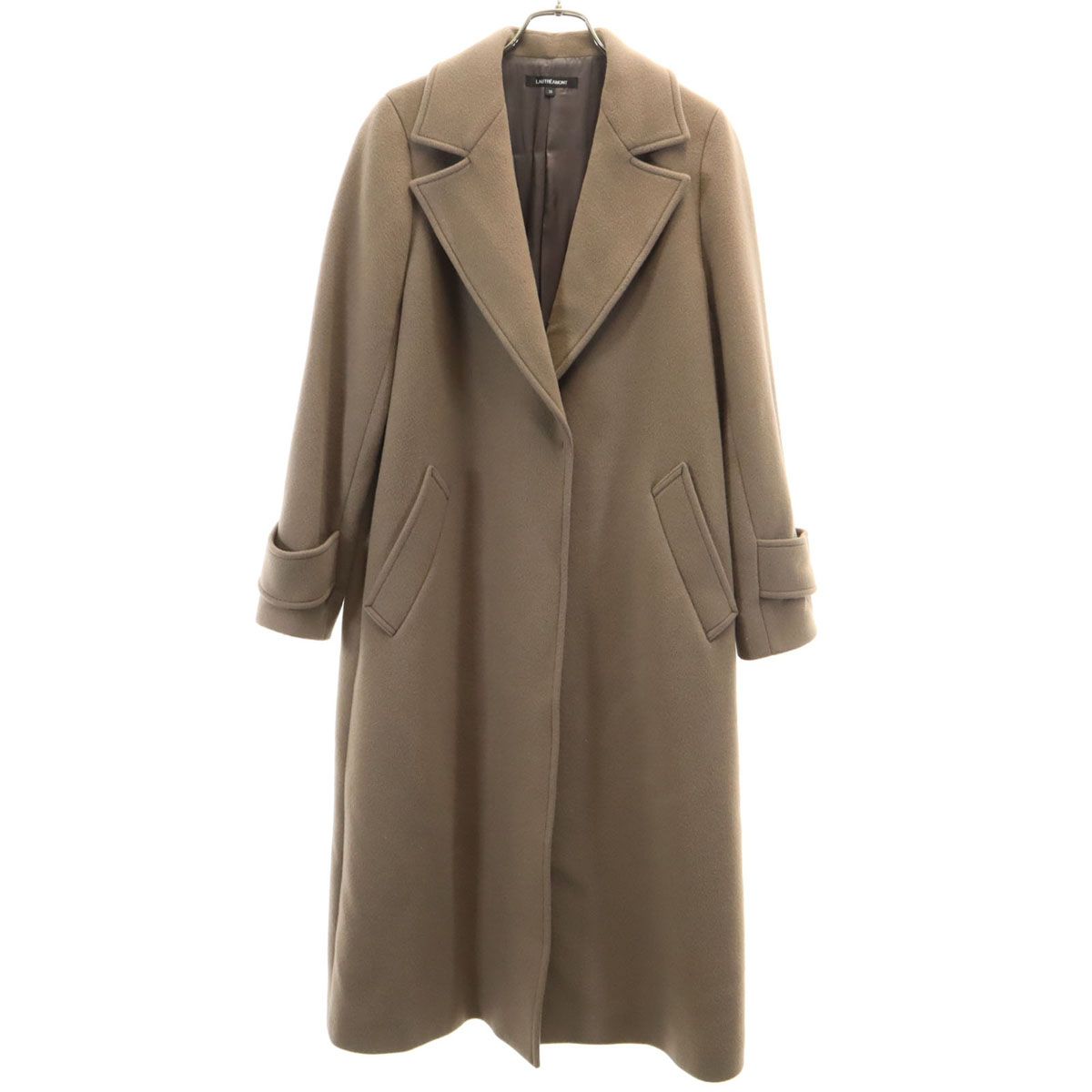 LAUTREAMONT ロートレアモン ウールブレンド コート 38 ベージュ系