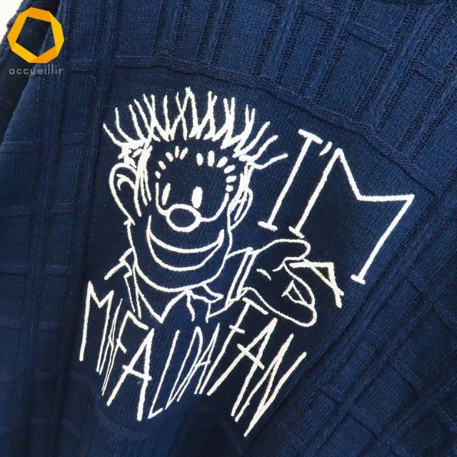 カステルバジャック　セーター カステルバジャック Castelbajac コットンニット セーター 刺繍 メンズ