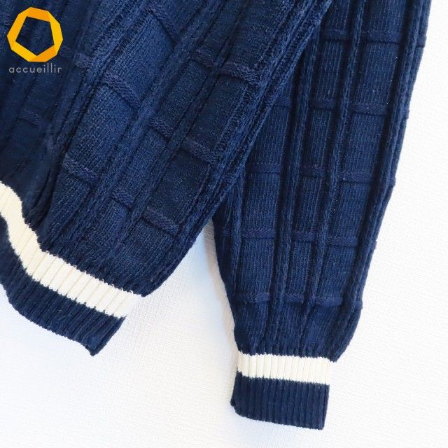 カステルバジャック Castelbajac コットンニット セーター 刺繍 メンズ