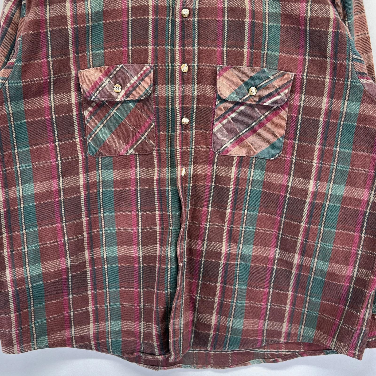 古着 90's/90年代 ファイブブラザー FIVE BROTHER USA製 長袖シャツ