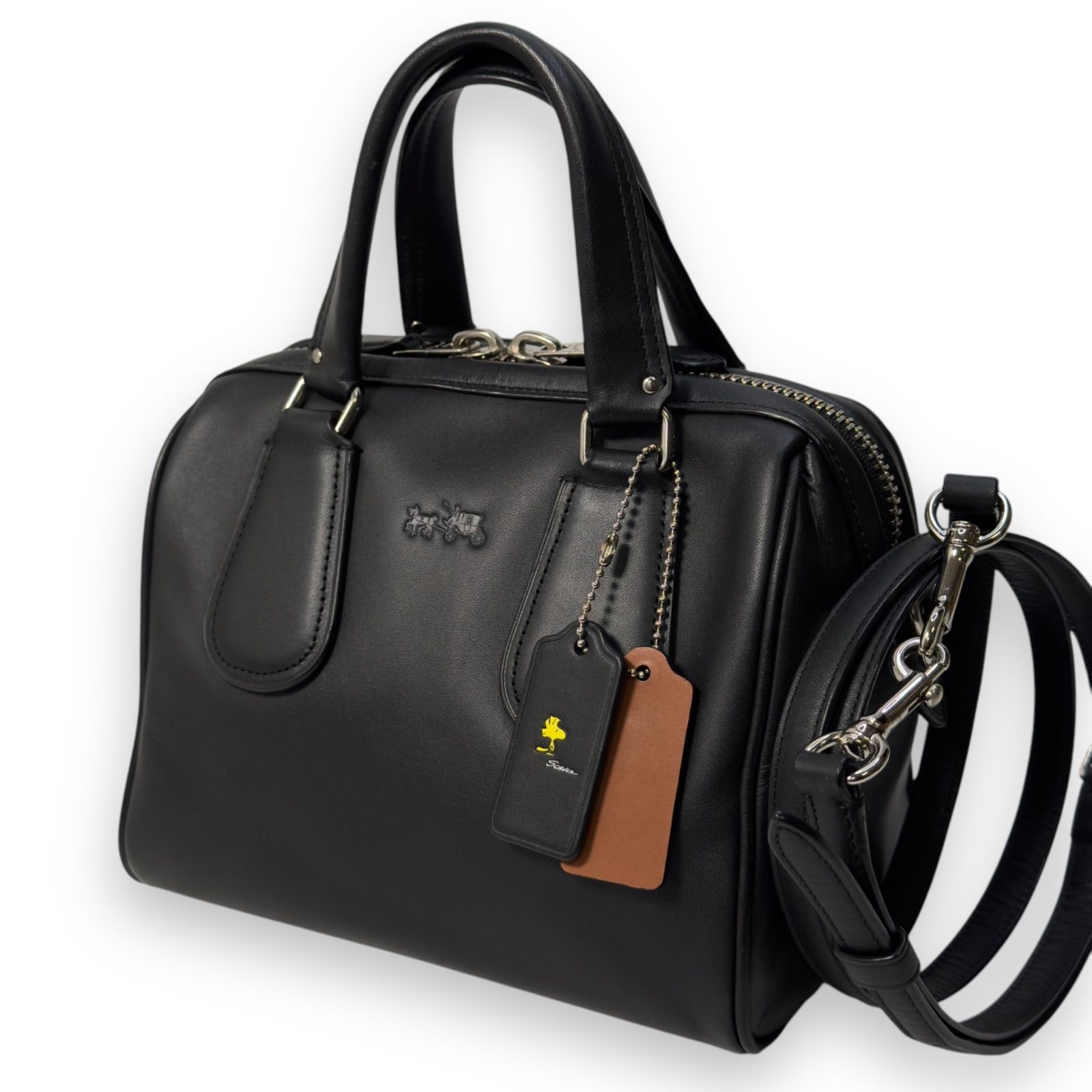 希少 格安出品 COACH コーチ ピーナッツコラボ 2way ハンドバッグ 