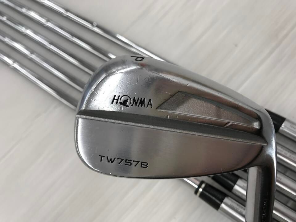 ホンマゴルフ TOUR WORLD TW 757 B AMT WHITE S 200フレックス アイアンセット ゴルフドゥ 新大宮