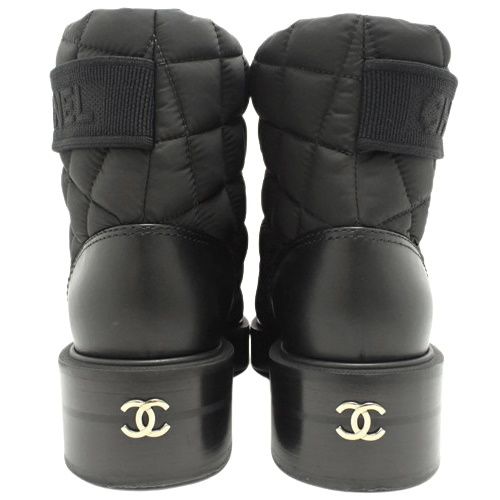 CHANEL(シャネル) ココマーク マトラッセショートブーツ ブーツ 靴