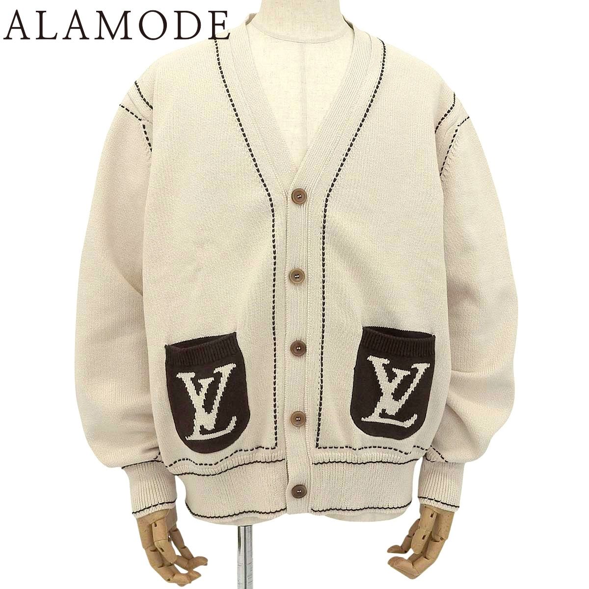 LOUIS VUITTON ロゴ柄ミニジャケットカーディガン LOUIS VUITTON(ルイ・ヴィトン) ポイントロゴ カーディガン