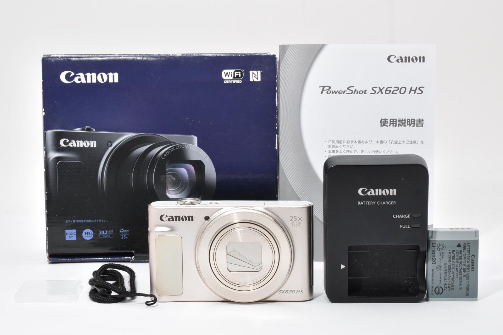 【美品】Canon Power Shot SX620HS デジタルカメラホワイト Amazon | Canon コンパクトデジタルカメラ PowerShot SX620 HS