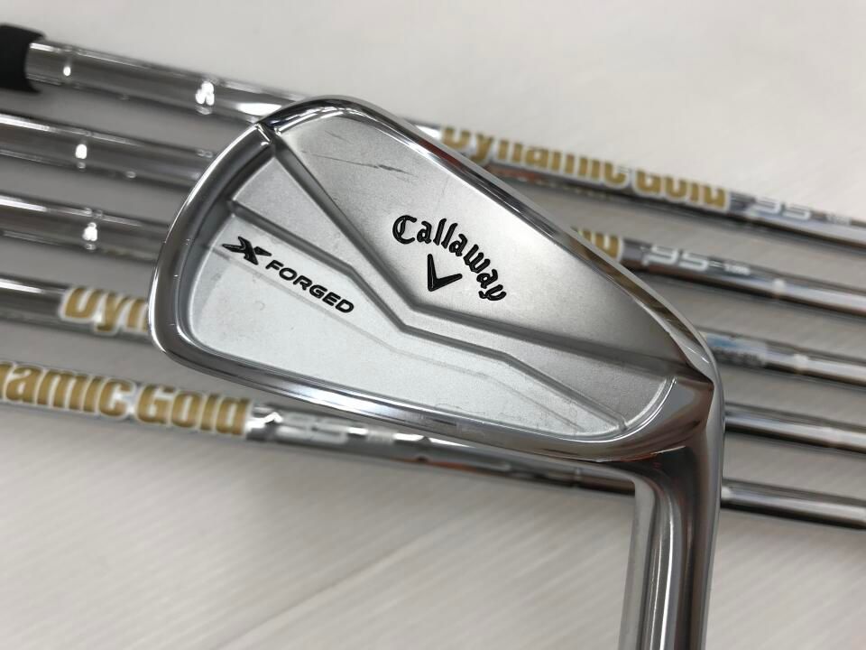 キャロウェイ X FORGED 2025 ダイナミックゴールド９５ S 200フレックス アイアンセット ゴルフドゥ 新大宮